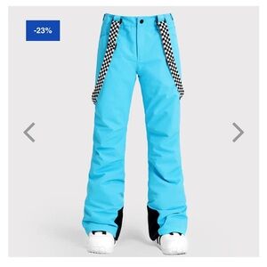 Women's SMN Winter Highland Mountain Snow Pants With Adjustable Suspende…
